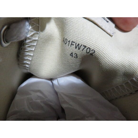 Maison Mihara Yasuhiro Hank low Black and White lace up platform sneakers 42 43 - Picture 13 of 15